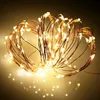 1set, LED Fairy Lights Batter Box Copper Wire String 393.7 pouce Garlande de vacances de vacances pour la décoration de fête d'arbre de Noël