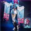 Uwowo ahri lol cosplay costume spirit blossom League of Legends Cosplay Outfits Halloween Game Costumi G0925300S