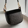 Novo clássico flor antiga Kleo pequena camurça sela um ombro bolsa crossbody fábrica on-line 70% venda