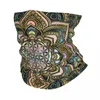 Beret Flower of Life Neck Gaiter Mężczyźni Kobiety UV Ochrona Zimowa mandala geometryczny wzór chusty szalik do jazdy na rowerze