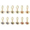 Boucles d'oreilles cerceaux Eye pour femmes pour les femmes grec suspendu hook oreille d'oreille cuivre du diable