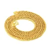 8mm 22K złota biżuteria na naszyjnik dla mężczyzn Kobiety Bijoux femme collare mujer naszyjnik solid bizuteria 231225