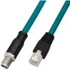 Cavo di rete da M12 a RJ45, cavo di rilevamento codifica ADX a 4 core, 8 core, telecamera industriale Convision, rete a catena portacavi altamente flessibile