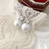 Boucles d'oreilles arrière Perles exquises Zircone Sparkling Pas de trou d'oreille Clips Perles Clime d'oreille sans perçage minimaliste CEK452