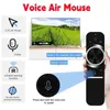 Afstandsbedieners W1S Air Mouse 2.4G draadloze spraakbesturing IR Leren Gyroscoop voor Android Window Linux OS TV Box PC Laptop