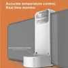 Oplaadbare Flessenwarmer 6 Niveaus Aanpassing Temperatuurweergave Moedermelk Voeden Accessoires Draagbare Babyverwarmer Y231225