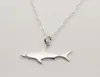 Personlighet hänge halsband legering silver färg enkel hav havsdjur smycken trevlig present hip hop halsband9009012