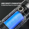 1pc High Power LED Flashlight, Portable Camping Fishing Lantern, USB Rechargeable Waterproof Zoom Torch, 78740.16inch Long Lighting Distance Spotlight