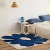 Klein bleu grande surface salon tapis confortable doux chambre tapis moelleux moderne décoration de la maison esthétique table basse tapis 231225