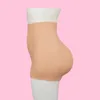 Skin-friendly Hip Lifting Crotch Pants Drag Queen Trackless Shorts Non-insertable Silicone Body-fitting Buttocks False Panties 231225