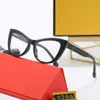 Stijlvolle FF zonnebrillen FD zonnebril Dames Liepglas Kader nieuwe Europese en Amerikaanse stijl Vintage Cat Eye Glazen Recept Lenzen Beschikbaar Eyewear Optisch