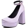 Robe chaussures sexy plate-forme talons hauts pompes femme sangles grande taille 45 slik noir rouge rose femme strip-teaseuse fête mariage