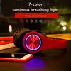 Headphones HeadSets Gamer Headphones Blutooth Surround Sound Sound Wireles Wireles Wired Ericone USB avec microphone Colorful Light PC ordinateur portable