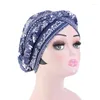 Ethnic Clothing Bohemian Muslim Women Print Braid Hijabs Hat Turban Head Scarf Chemo Cancer Cap Hair Loss Bonnet Wrap Cover