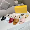 Mujeres Diapositivas Sandalias de cuero de verano Pisos Carta Sandalias Damas Playa Chanclas Confort Zapatillas de moda planas para mujeres marrón rojo blanco naranja rosa bl i9zp #