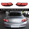 Автомобильные аксессуары, задний фонарь в сборе, тормозные огни заднего хода для Benz C-Class Coupe C200 C260, светодиодный задний фонарь 16-23, задний фонарь
