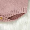 Body Baby Bodysuit Örgü Bebek Kız Boy Tulum Uzun Kollu Sonbahar Yürümeye Başlayan Çocuk Giysileri Sevimli Ağaç 0-18m Üstler Moda Nakış