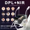 Most Popular DPL OPT IPL Laser Beauty Equipment + NIR Milk Light New Style Hair Removal Skin Rejuvenation Vasular Therapy Salon Use Machine