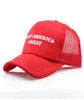 Håll Amerika Great Donald Trump Hats Kag Trump -kampanj Justerbar unisex mesh hatt Support Baseball Caps5294945