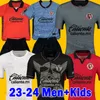 3XL 2023 2024 Tijuana de Xolos Futbol Forma 23 24 Kulüp Manotas Martinez Castillo Martinez Angulo Rosa Rodriguez Kaleci Üniformaları Erkek Çocuk Kitleri Futbol Gömlekleri