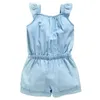 Summer Clothes Sets Toddler Girls Dresses Kids Overall Sleeveless Romper Jumpsuit Playsuit Dress Size 28Y 231226
