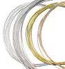 Tråd smycken runda 1628 mätar halv hård spole inpackning solid 925 sterling silver pärltråd som säljs av m 328 fot m för att göra B7693503