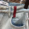 Women's Jeans designer Designer jeans women American High Street embroidered pocket and cashmere high waisted straight winter velvet casual pants JC6E