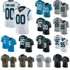 Team Football 26 Donte Jackson Jerseys Enfants Homme Femme 24 Vonn Bell 95 Derrick Brown 17 DJ Chark Jr 9 Bryce Young 6 Miles Sanders 19 Adam Thielen Olive Salute To Service