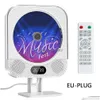 Lettore CD Lettore multimediale Bluetooth Ser Hifi Stereo Rete Lettore musicale Radio Fm Montaggio a parete Supporti a infrarossi 230829 Dro Dhuja