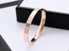 Projektant Bangle Designer Gold Sliver Rose z zamkiem bransoletki Charm Biżuter