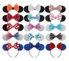 Haaraccessoires Meisje Grote Strik Carnaval Thema Muis Oren Hoofdband Meisjes Pailletten 5quot Strik Haarband Met Kroon Kids Festival Access3607622