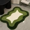 Gradient Color Tufting Rugs Soft Plush Thickened Fluffy Carpets Room Floor Mats Decoration Anti slip Absorbent Bath Toilet 231225