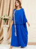 Roupas étnicas Vestidos Africanos para Mulheres Dashiki Long Maxi Vestido 2024 Verão Plus Size Senhoras Fada Tradicional