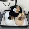 Ladies Men039s Summer designer casquette Striped Ball Caps Tinta unita Patchwork Berretto da baseball hats7529145