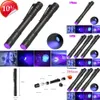 New Portable Lanterns UV Flashlight Pen Light 395nm Black Light Flashlight Ultraviolet Inspection Penlight UV Light Detector for Pet Urine Stains