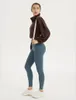 Al Yoga chaqueta abrigo deportivo para mujer ropa de Yoga ajustada invierno Top cremallera abrigo Cardigan Fitness TP0641 moda