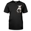 T-shirt da uomo T-shirt in cotone per cani da compagnia Marchio di moda Boerboel Tasca stampata Tshirt Harajuku Magliette casual Hip Hop T-shirt nere Goccia