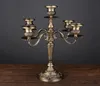 Bougeoirs 3arms5arms Bronze métal mariage chandelier décoration bougeoir support de lumière pour la maison Decor5805882