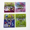Sour Pouch Candy Plastic Påsar 600 mg Olika storlek 3 Sidtätning Gummies ätliga förpackningar AOGBX QCVGF