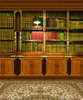 Innenraum-Bücherregal-Hintergrund, Pographie, braunes Bücherregal, Tischlampe, Vintage-Teppich, Po-Requisiten, Bücher, Hintergrund, Bildaufnahme 2823550