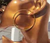 Europa USA Nuovi orecchini a cerchio in oro giallo 24 carati veri e propri Orecchini a cerchio grandi perfetti 6g17935046323