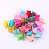 Hair Accessories Mini Hair Claws For Baby Clamps Colors Plastic Clips Butterfly Design Children2528