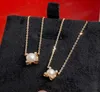 Collier pendentif en or V et boucles d'oreilles avec perle blanche pour femmes, bijoux de mariage, cadeau en deux couleurs plaquées, boîte st2695553