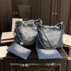 2024 Gabrielle Designer Bag Bolsa Denim 22 Compras Caro Tote Mochila Mais Viagem Mulher Sling Corpo Acolchoado Luxurys Bolsas