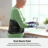 2023 Back Braces حزام الخصر الرجال تعمل نساء أقل من آلام تخفيف التنفس المضاد للعمود الفقري الدعم 231226