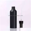 10pc 30ml 50ml 100ml 150ml voyage portable noir aluminium bouteille vide vaporisateur emballage cosmétique conteneur Y220428 livraison directe Dhiwi