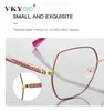 Óculos de sol vkyee quadrado geométrico grande emoldurado óculos femininos elegante anti-azul luz personalizada prescrição pochromic