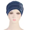 Etniska kläder sommar turban solid bowknot diamanter