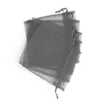 100 PCSLOT Black Organza Favor Bags Pedsing Jewelry Packages Pouches Nice Gift Facs Factory1764547