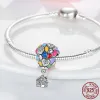 925 Sterling Silber Baumeln Charm Perlen Anhänger Schuhe Reisen Mädchen Hause Tasse Perlen Bead Fit Pando Charms Armband DIY Schmuck Zubehör